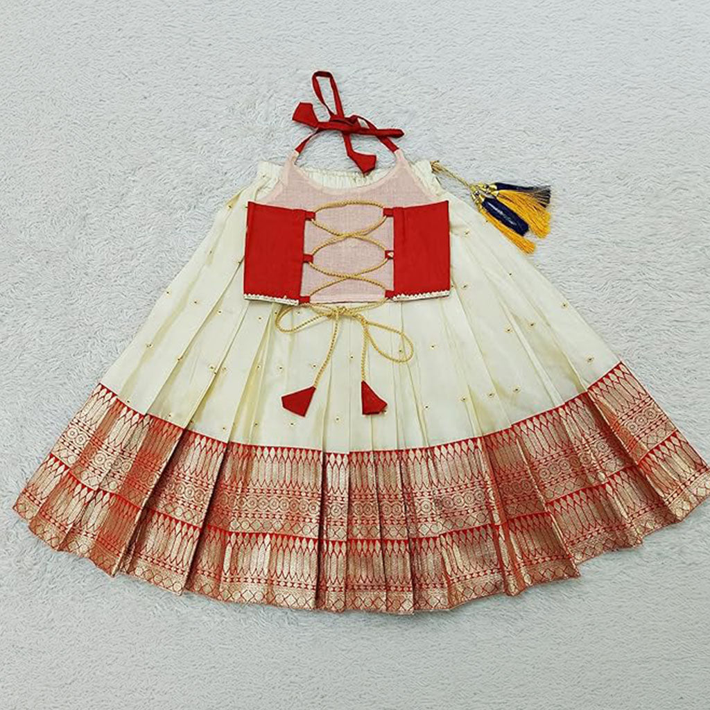 Arusha Baby Girl Silk Lehenga Set