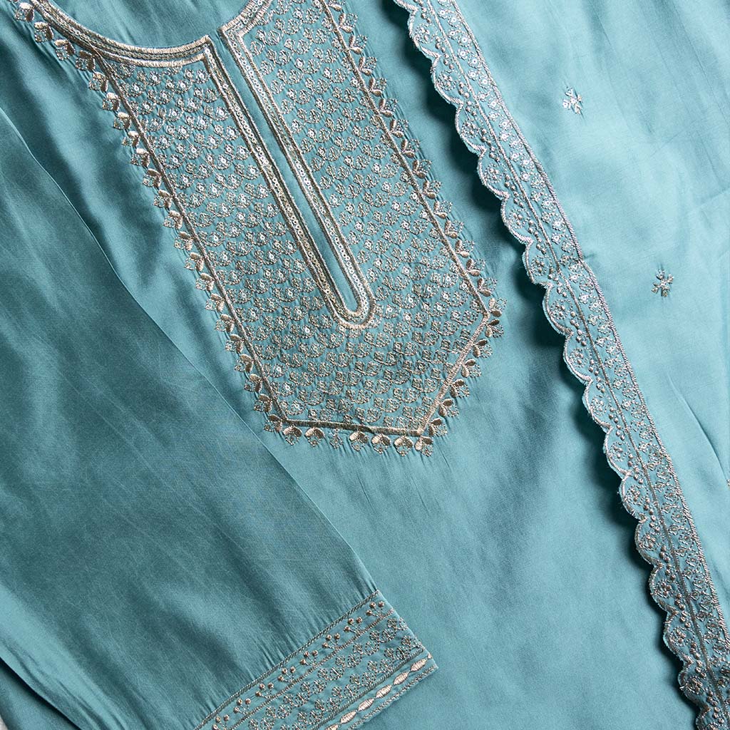 Cairo Blue Churidar Set