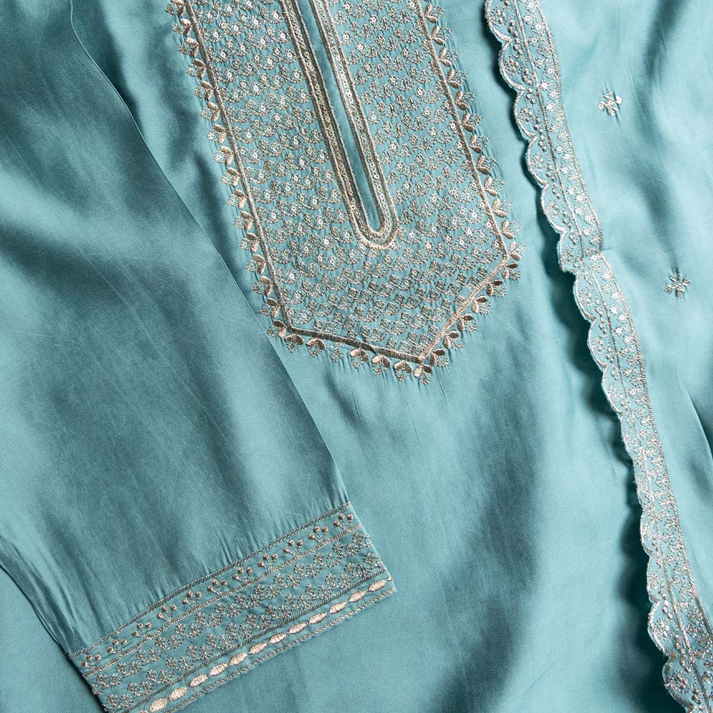 Cairo Blue Churidar Set