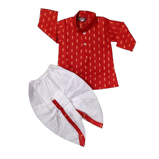 Columbus Scarlet Boy's Kurtha Set