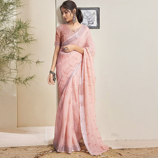 Kandy 1-Minute Linen Saree