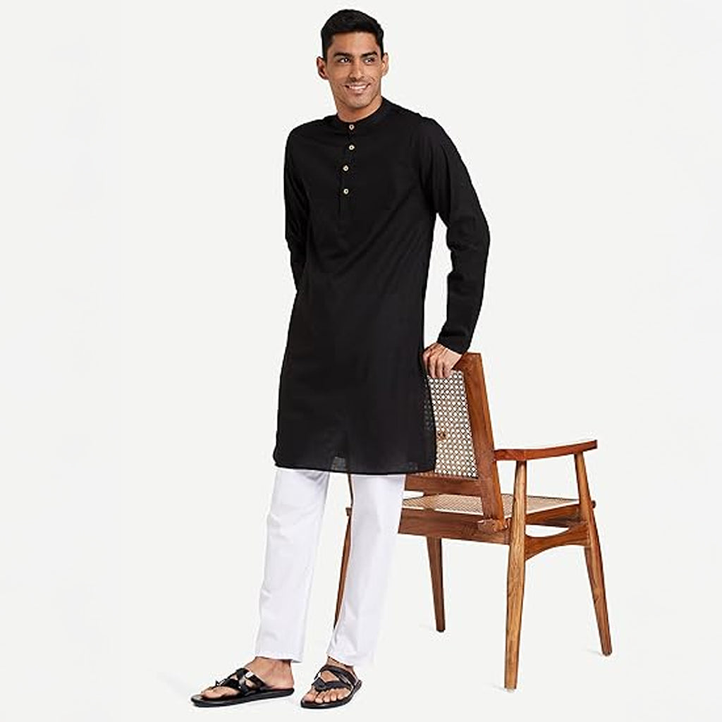 New York Onyx Cotton Kurtha Set
