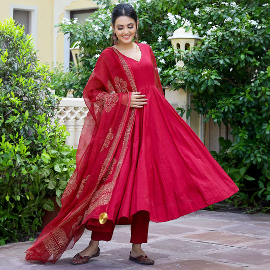 Detroit Anarkali Set