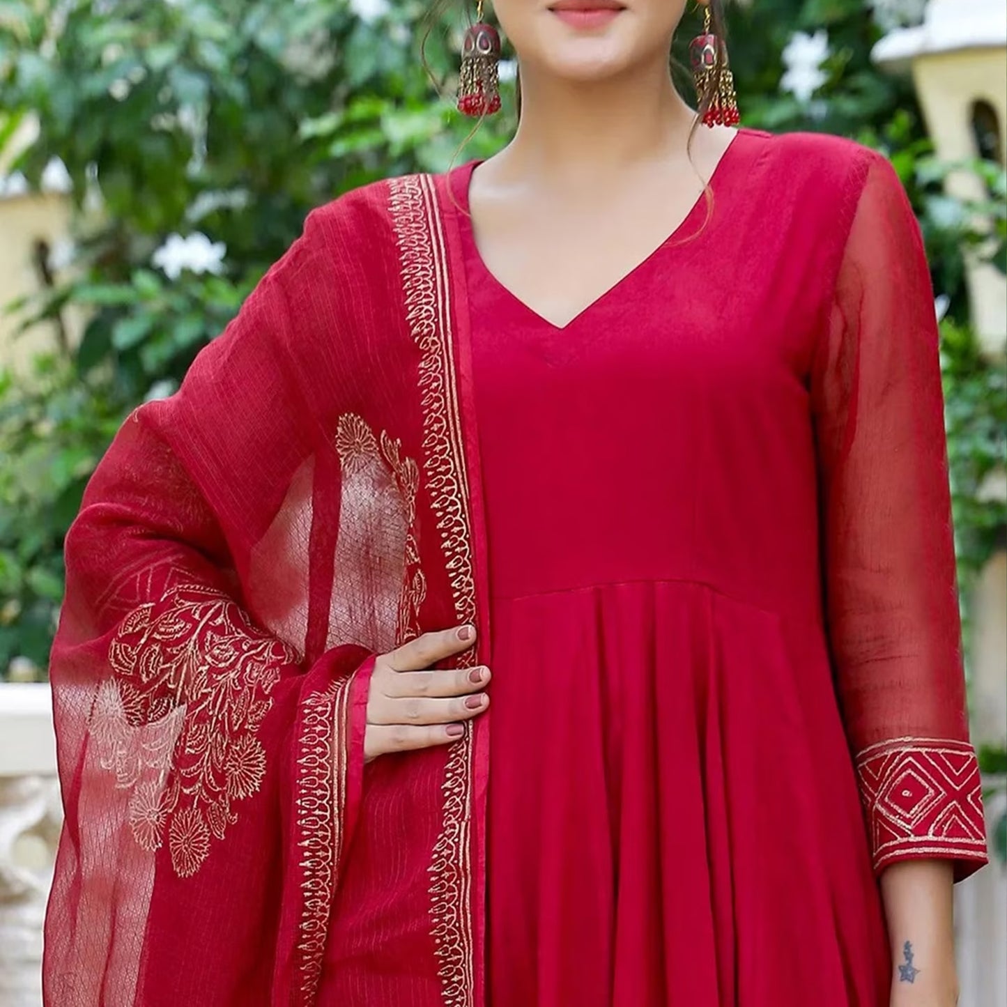 Detroit Anarkali Set