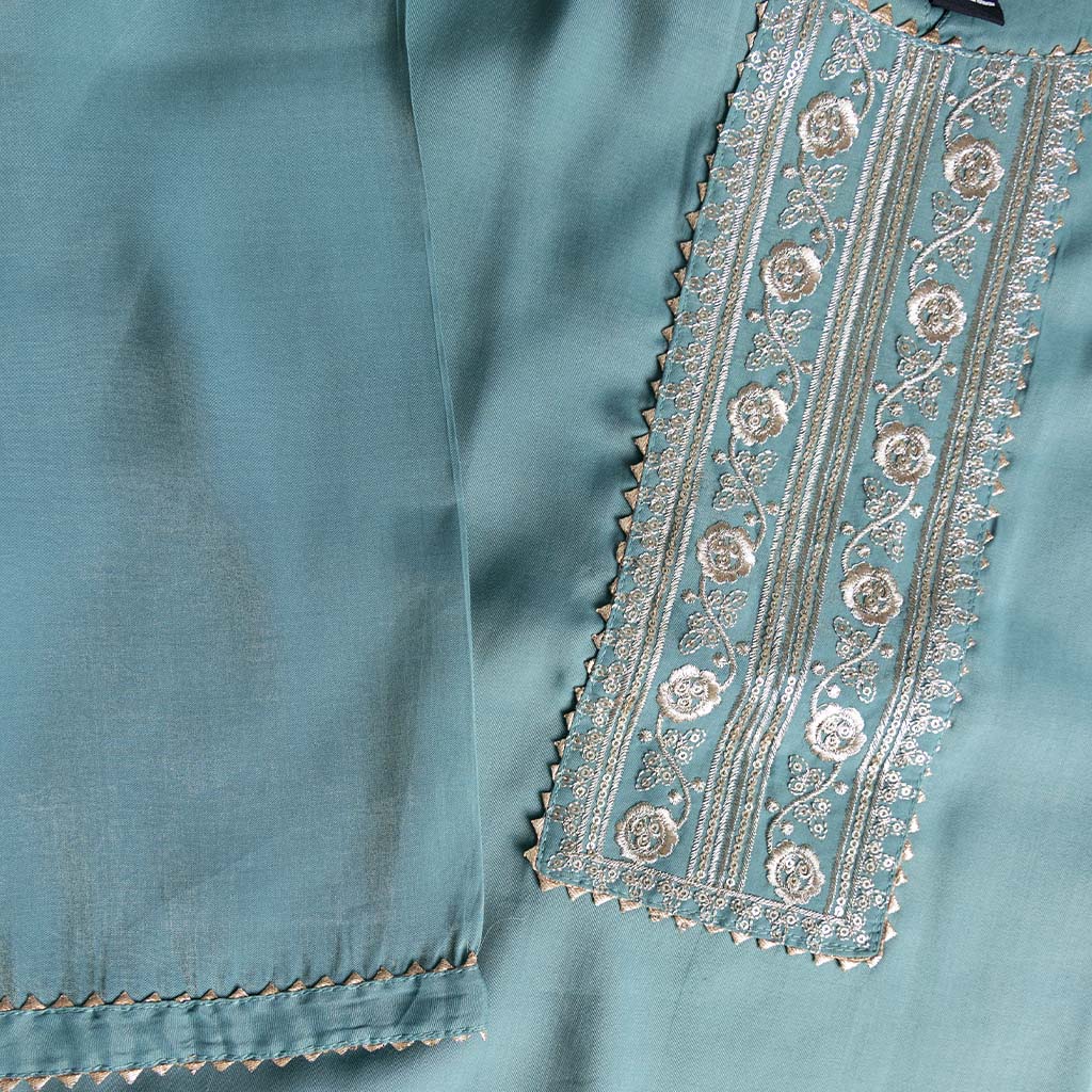 Quito Blue Churidar Set