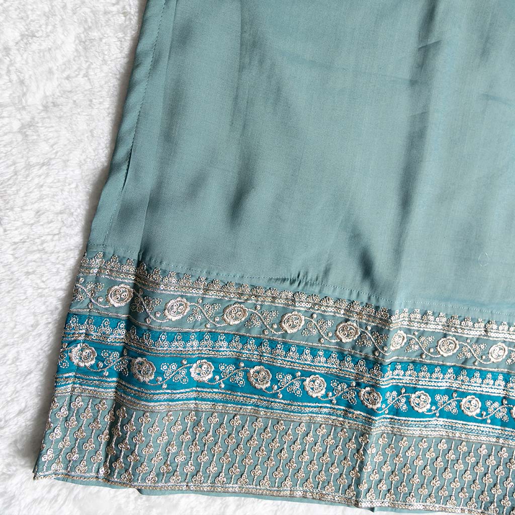 Quito Blue Churidar Set