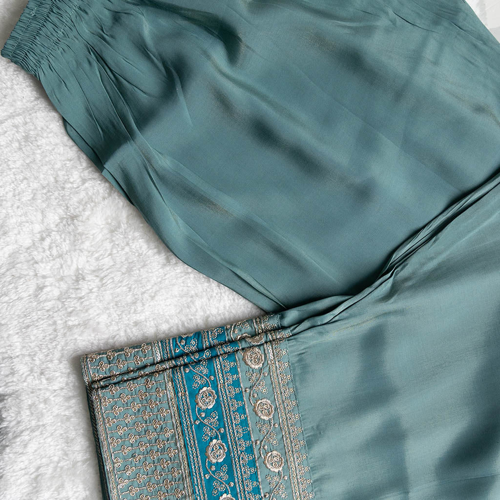 Quito Blue Churidar Set