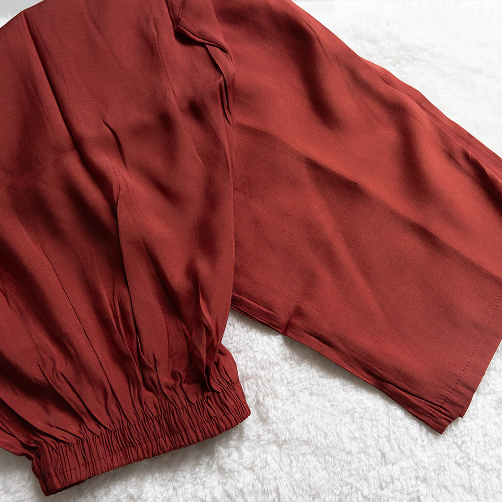 Cairo Rustic Red Churidar Set