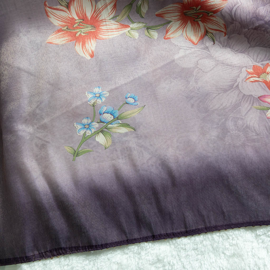 Quito Purple Churidar Set