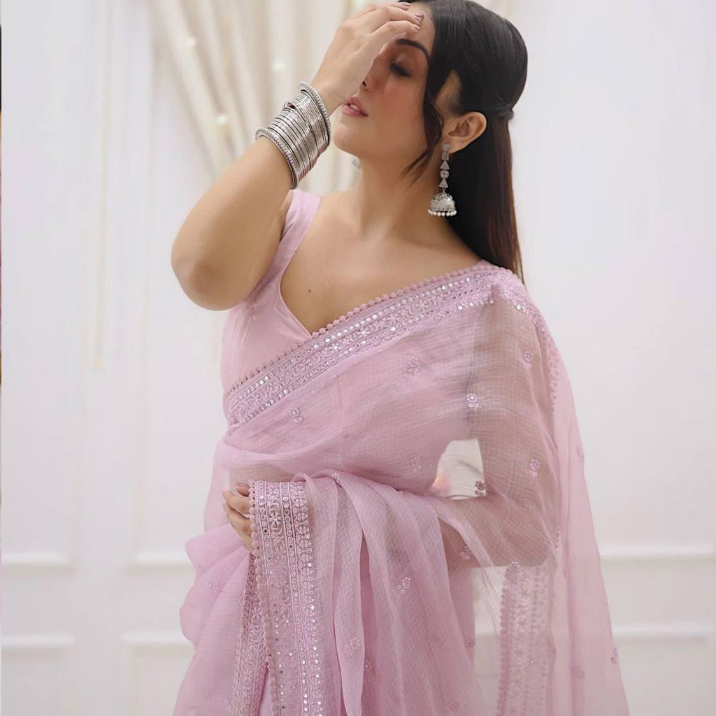 Valencia Saree
