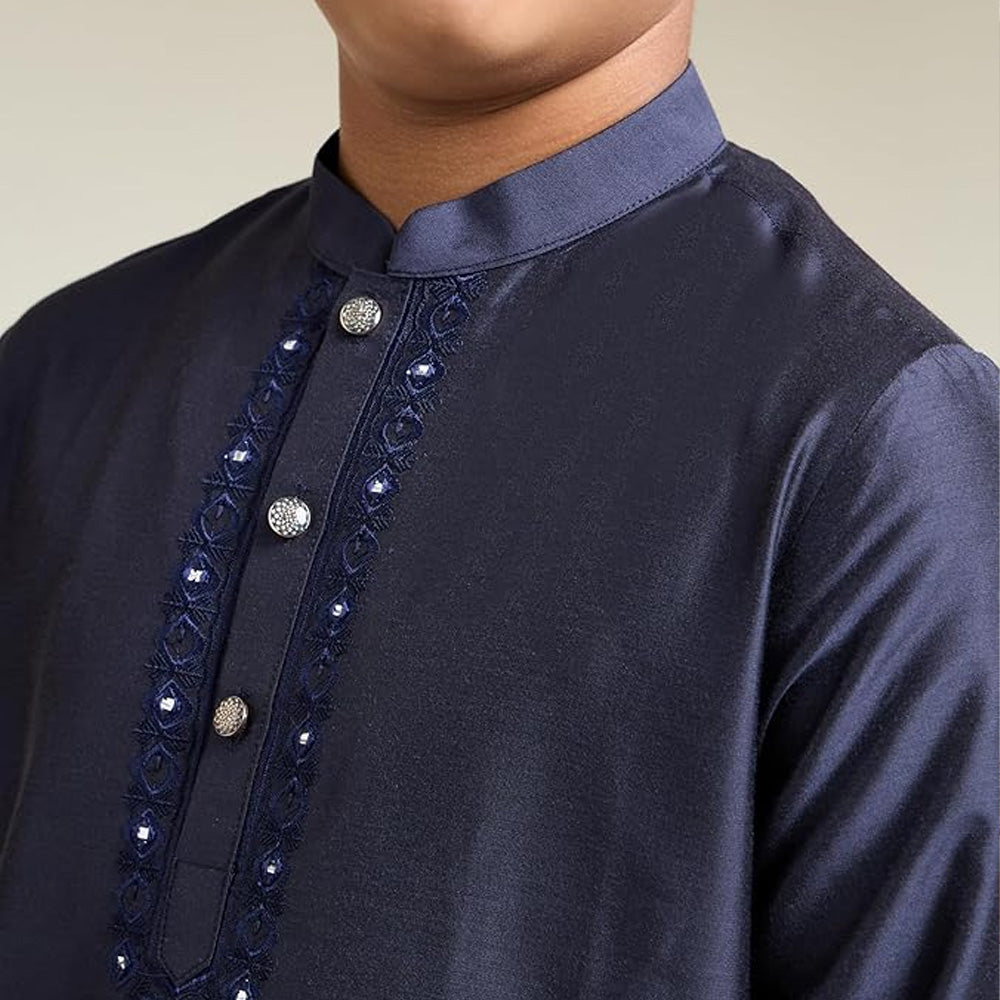Washington Cobalt Boy's Kurtha Set