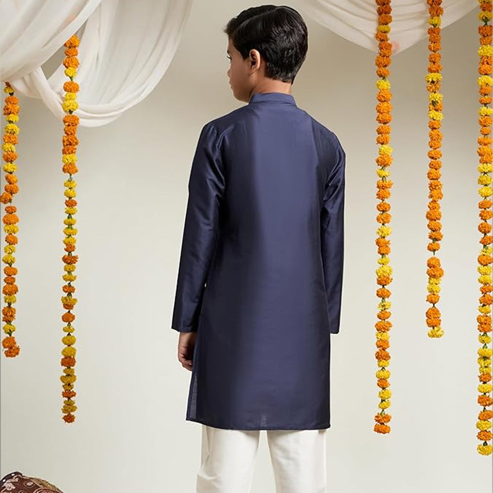 Washington Cobalt Boy's Kurtha Set