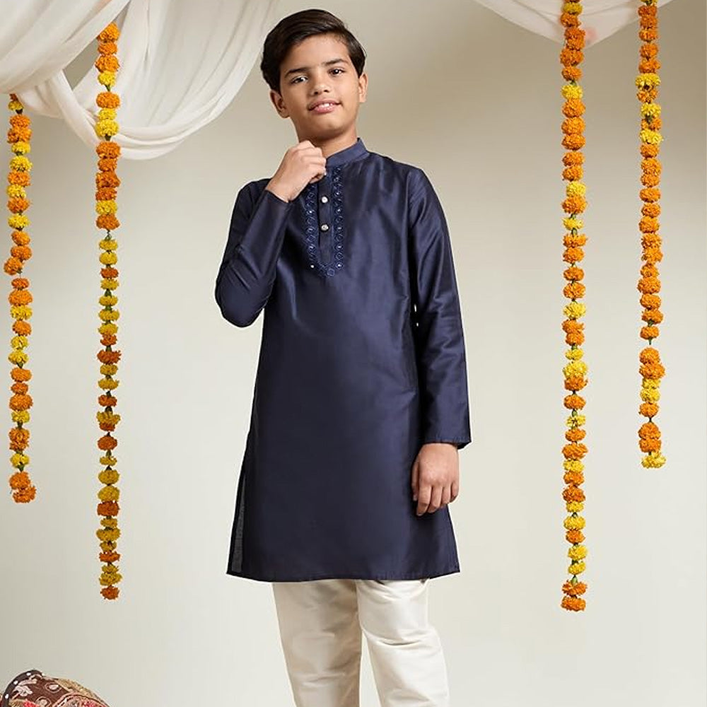 Washington Cobalt Boy's Kurtha Set