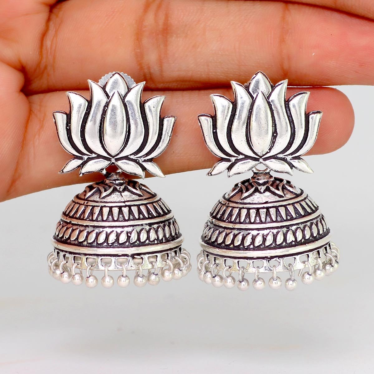 White Lotus Earrings