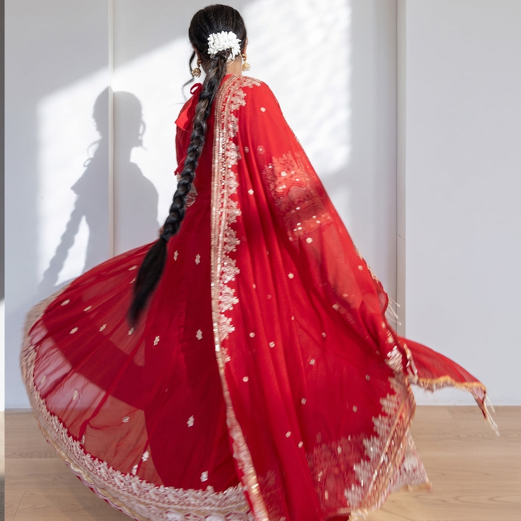 Benin Anarkali Set