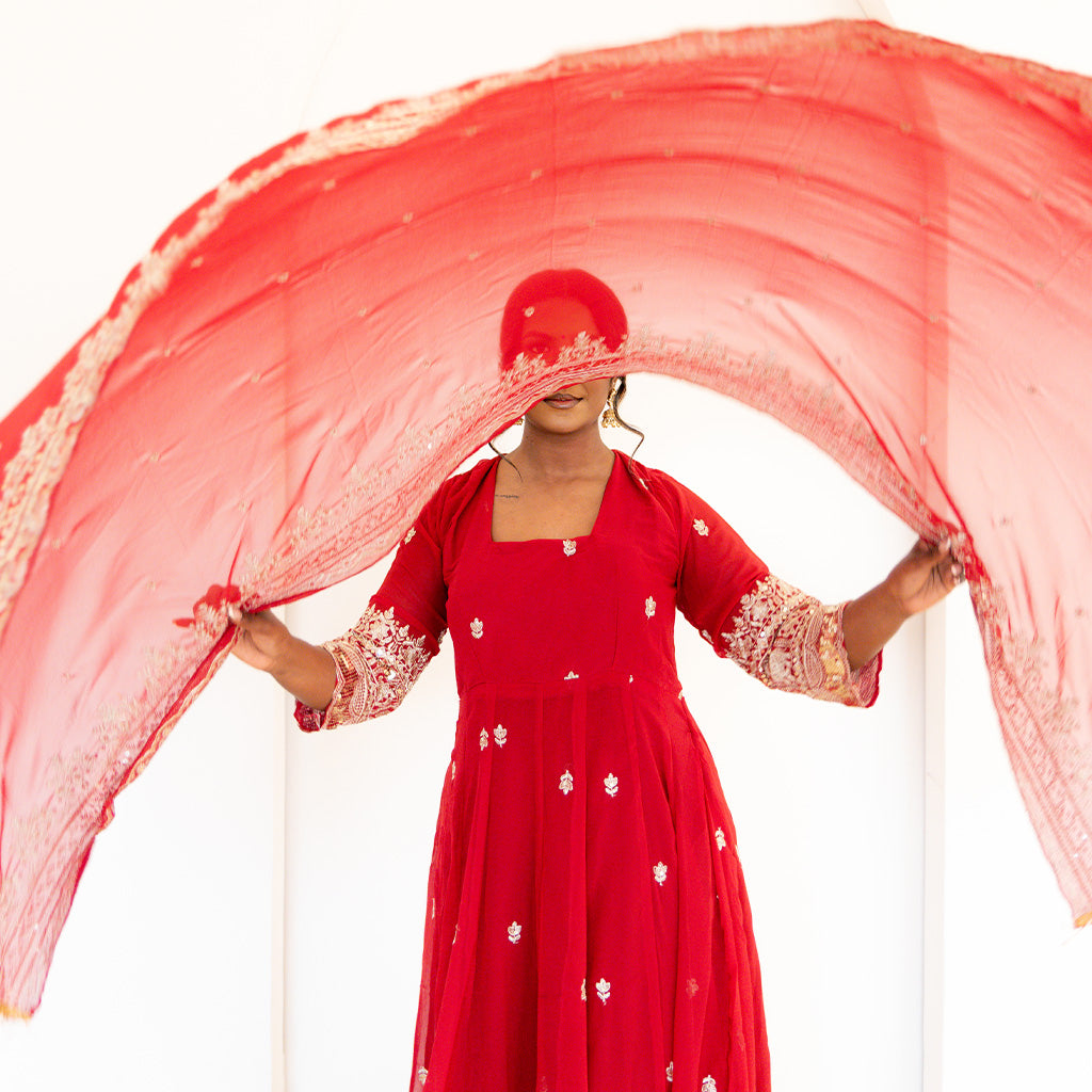 Benin Anarkali Set