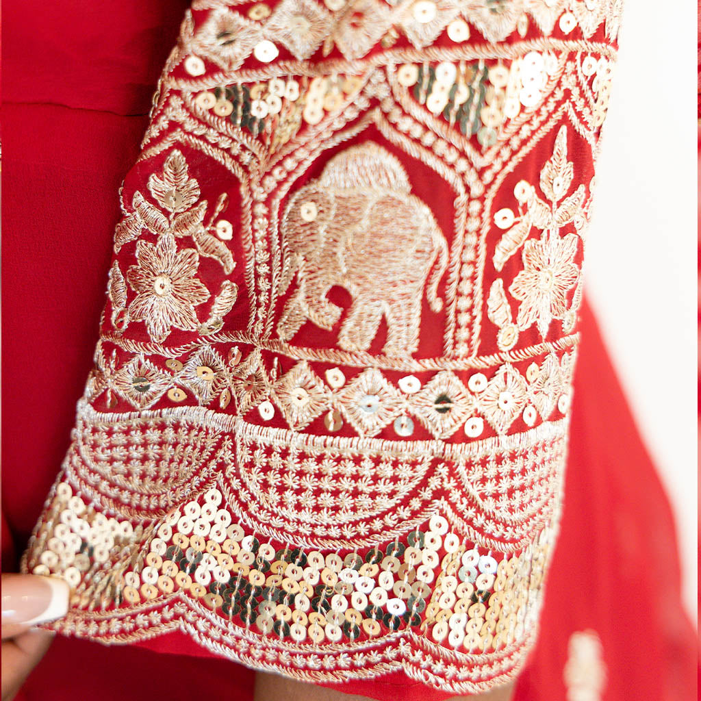 Benin Anarkali Set