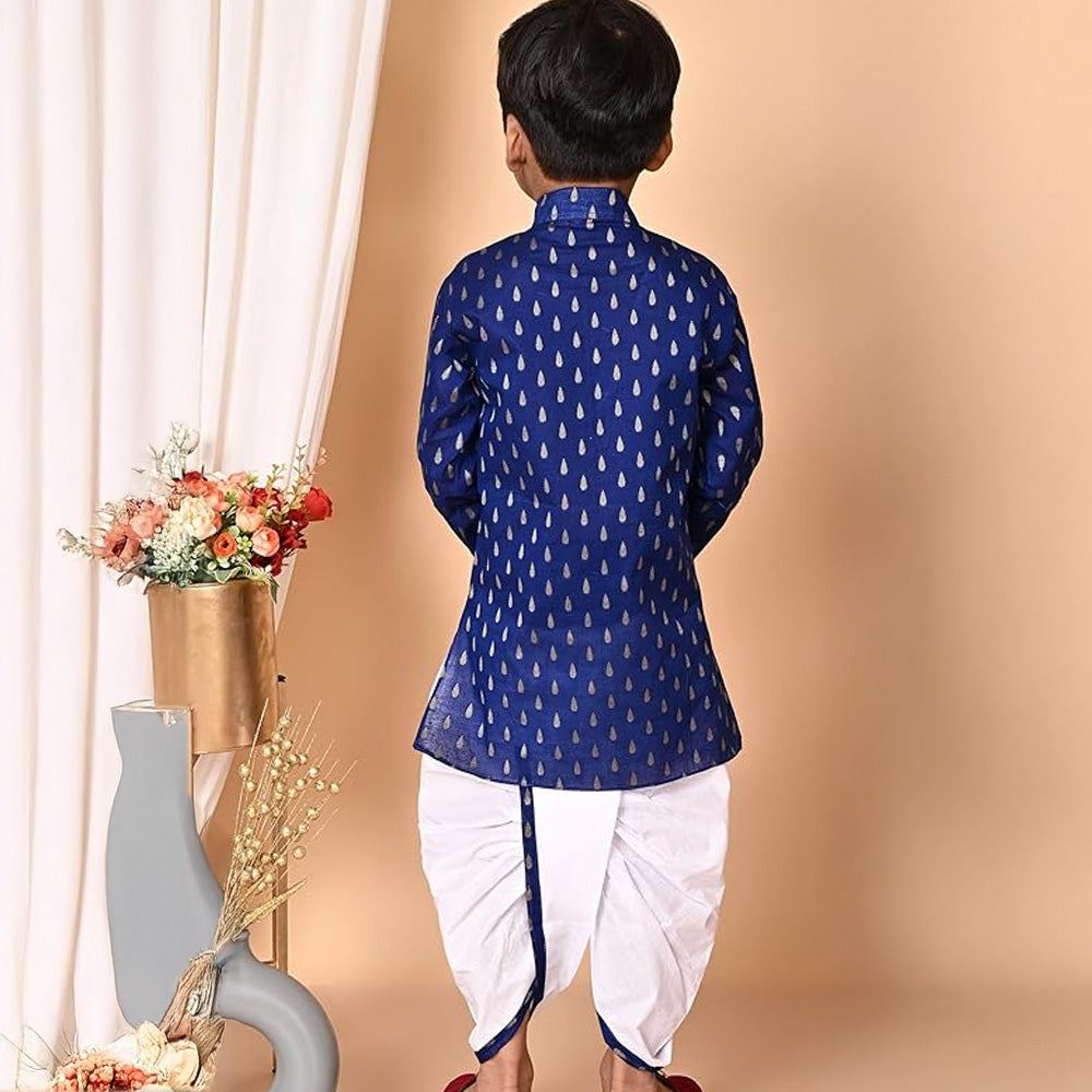 Columbus Cobalt Boy's Kurtha Set