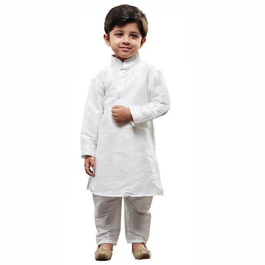Madrid Boy's Silk Kurtha Set
