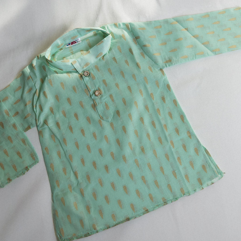 Columbus Aqua Baby Boy's Kurtha Set