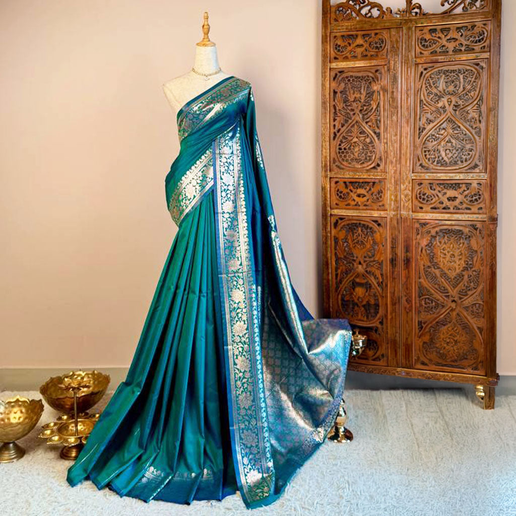 Savannah Saree- Teal