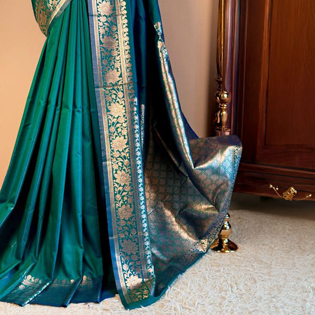 Savannah Saree- Teal