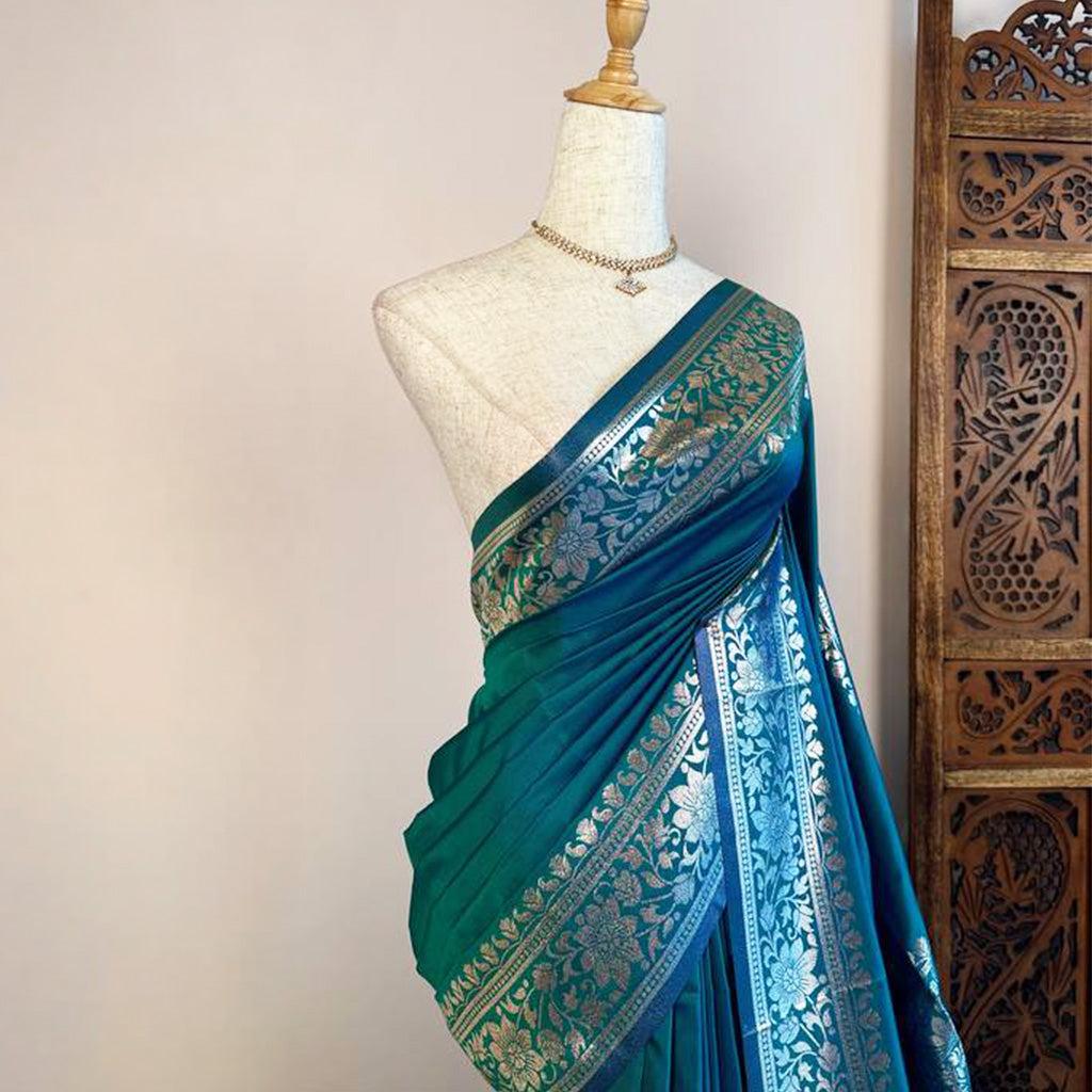 Savannah Saree- Teal