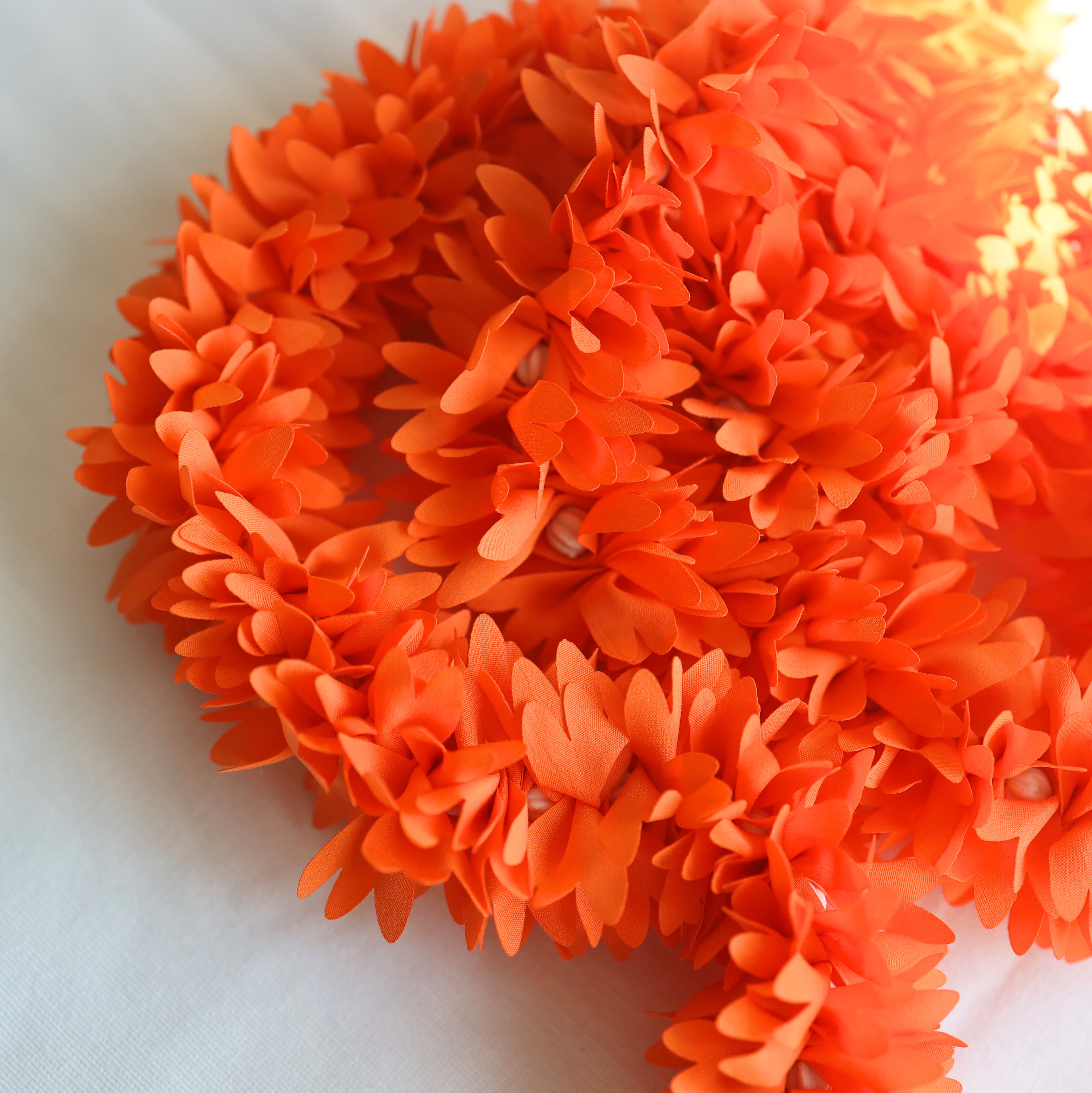 Faux String Flowers