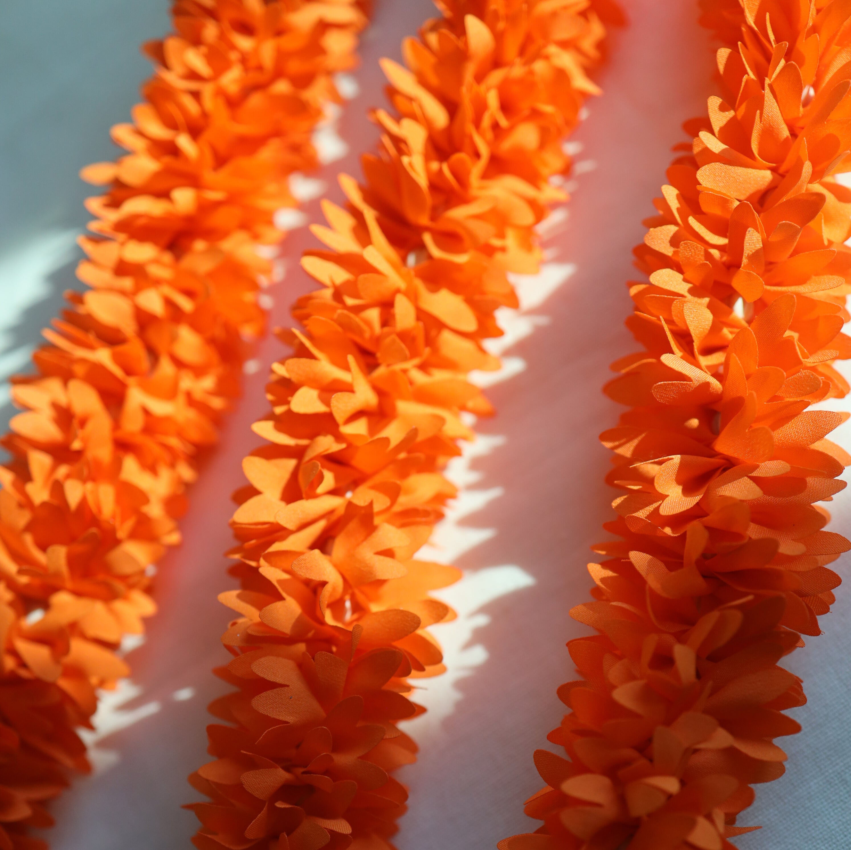 Faux String Flowers
